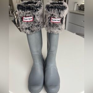 HUNTER RAIN BOOTS - GREY